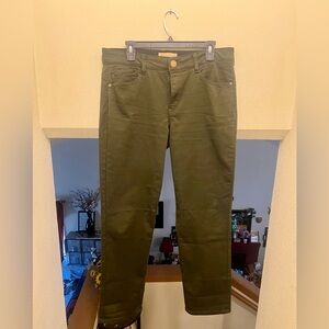 Democracy brand dark green jeans. Straight leg. USA size 14.